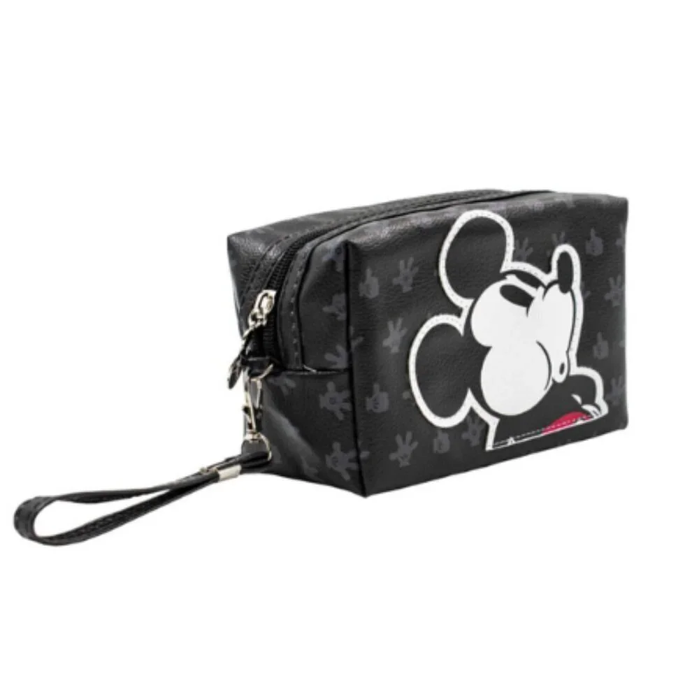 Mickey Mouse Black Cosmetic Bag - Toiletry Pouch – Travel Friendly